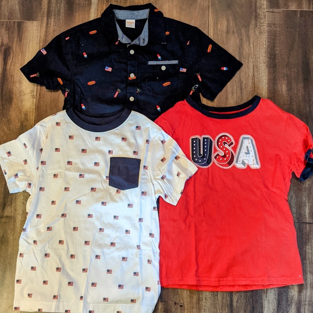 3 Patriotic Gymboree Shirts